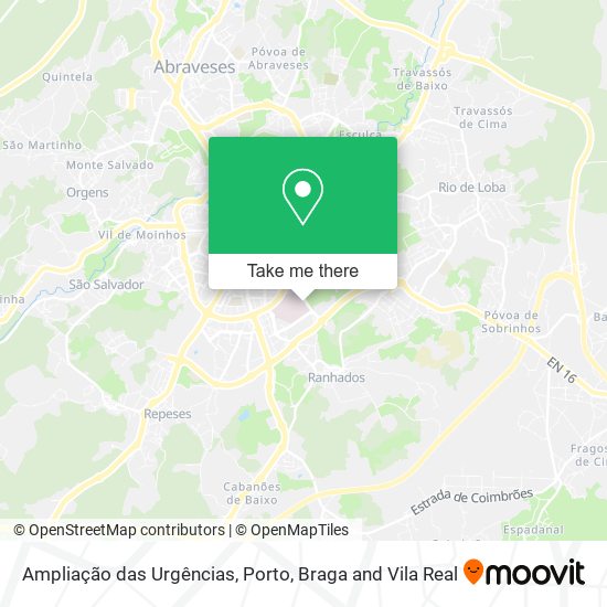Ampliação das Urgências map