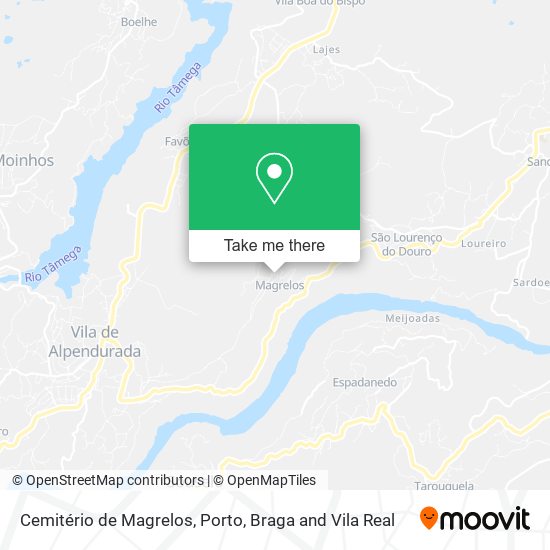 Cemitério de Magrelos map