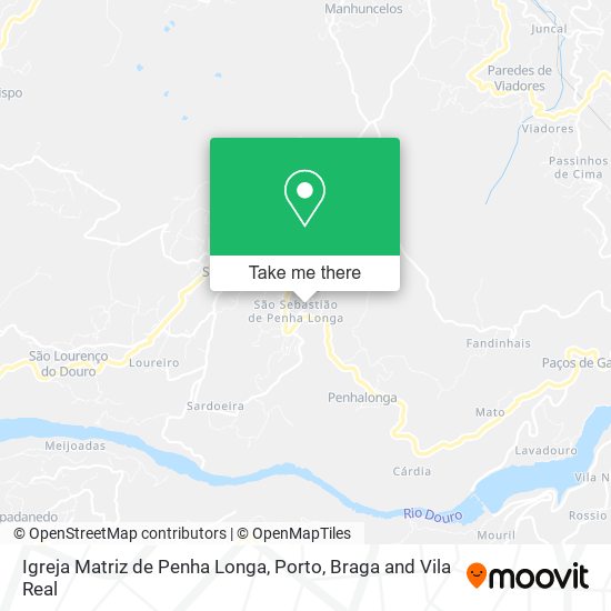 Igreja Matriz de Penha Longa mapa
