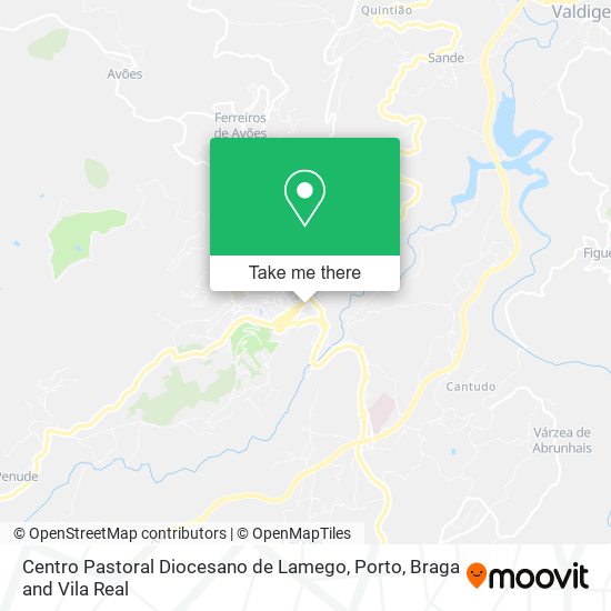 Centro Pastoral Diocesano de Lamego map