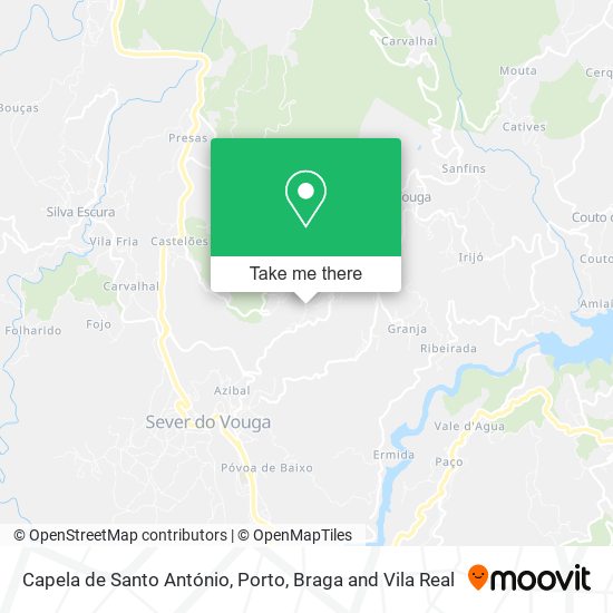 Capela de Santo António map