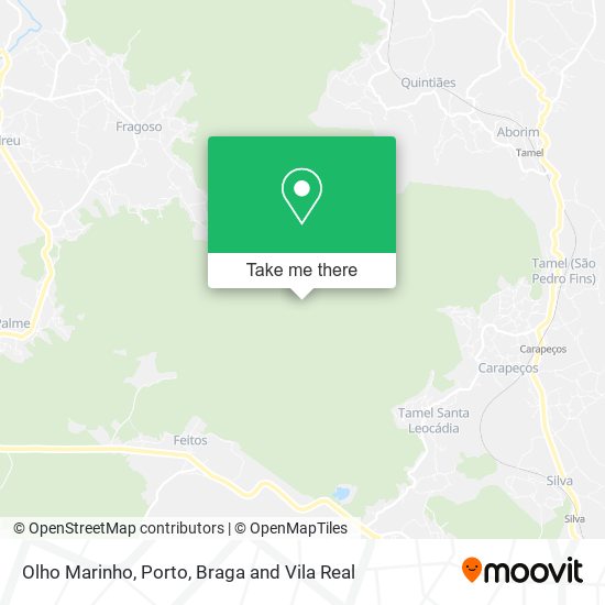 Olho Marinho mapa