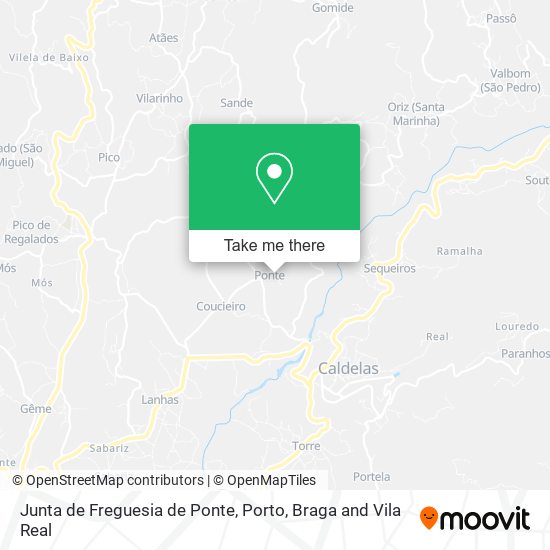 Junta de Freguesia de Ponte map