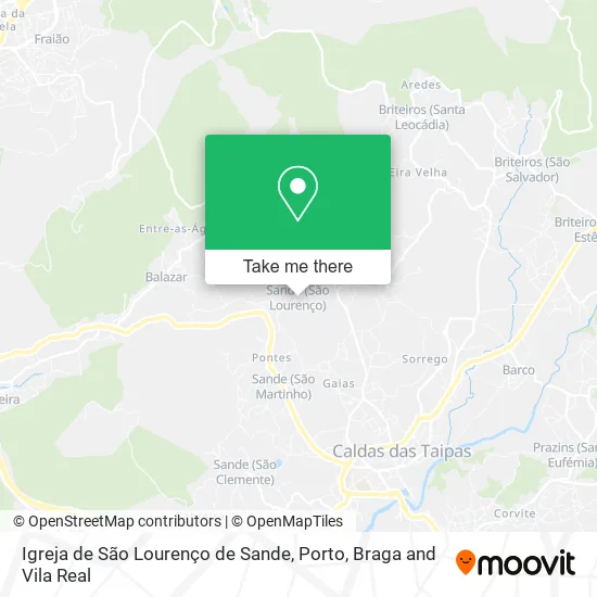 Igreja de São Lourenço de Sande map