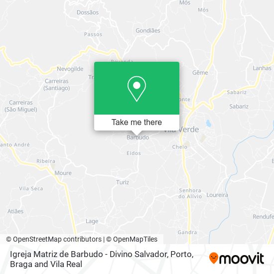 Igreja Matriz de Barbudo - Divino Salvador map