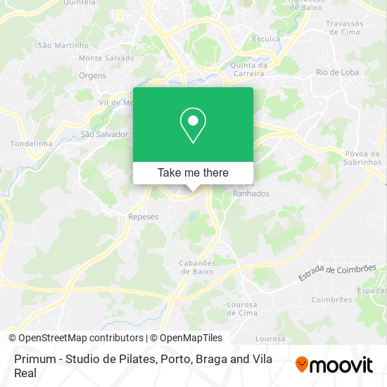 Primum - Studio de Pilates mapa
