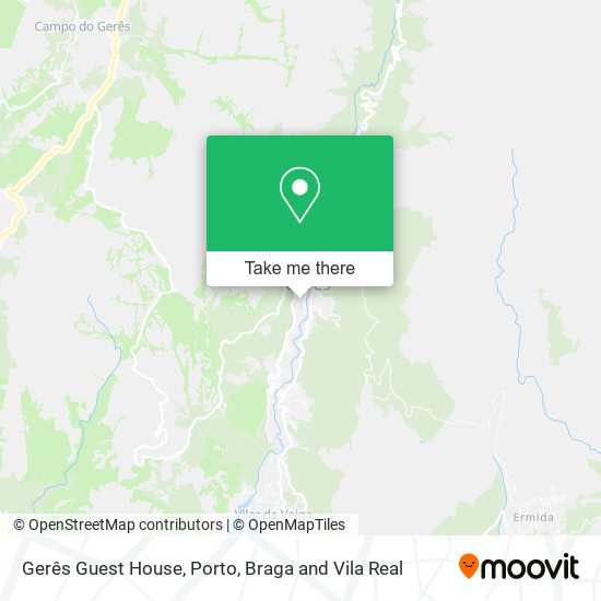 Gerês Guest House mapa