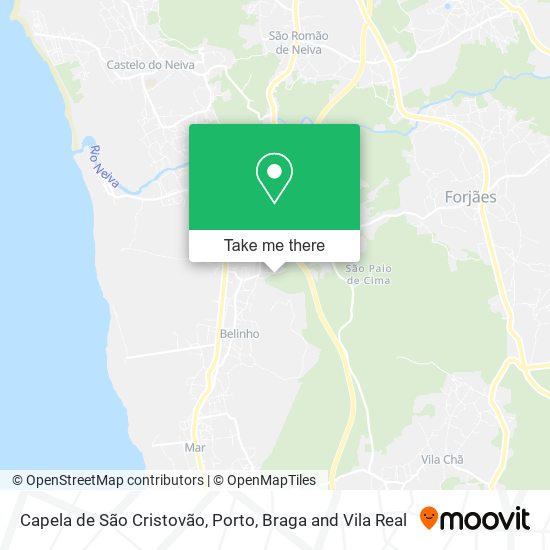 Capela de São Cristovão map