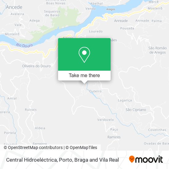 Central Hidroeléctrica map