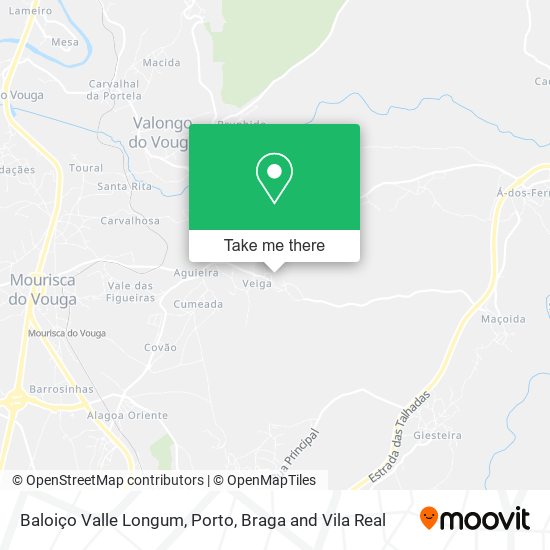 Baloiço Valle Longum map
