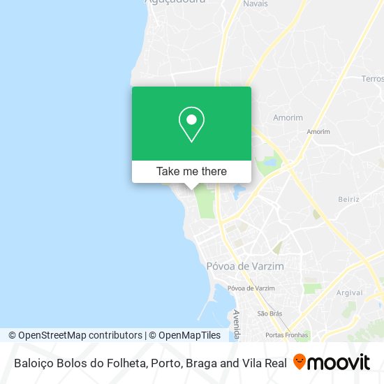 Baloiço Bolos do Folheta mapa