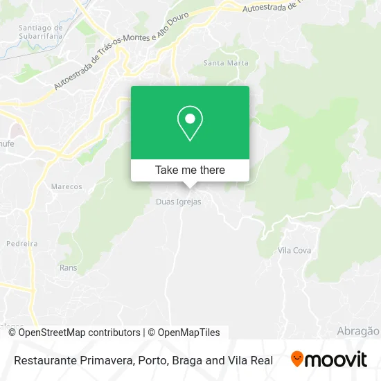 Restaurante Primavera map