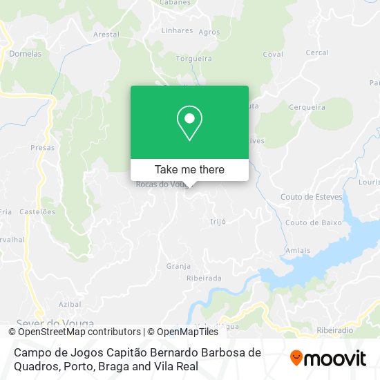 Campo de Jogos Capitão Bernardo Barbosa de Quadros mapa