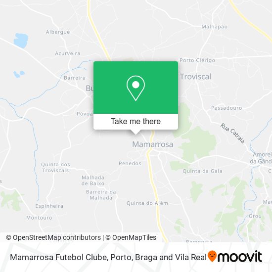 Mamarrosa Futebol Clube mapa