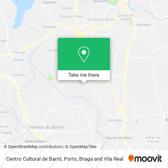 Centro Cultural de Barrô map