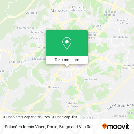 Soluções Ideais Viseu mapa