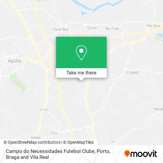 Campo do Necessidades Futebol Clube map