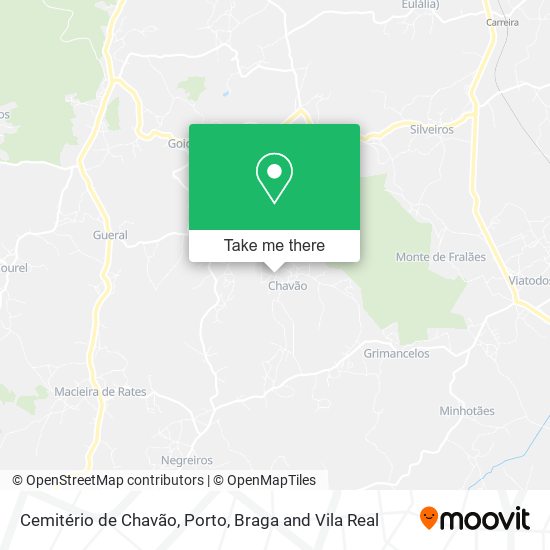 Cemitério de Chavão map
