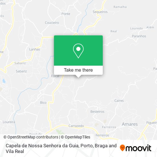 Capela de Nossa Senhora da Guia mapa