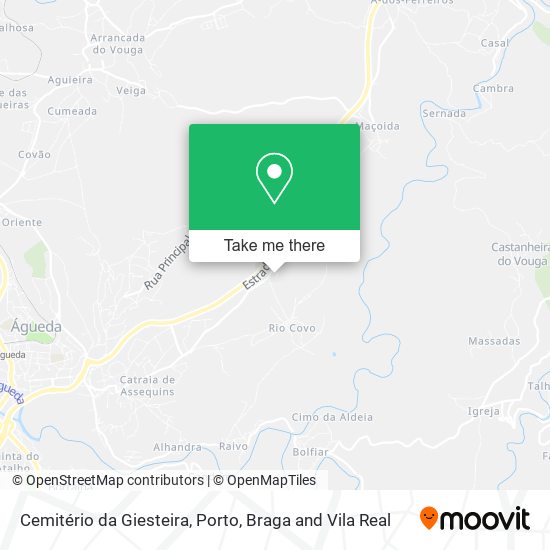 Cemitério da Giesteira mapa