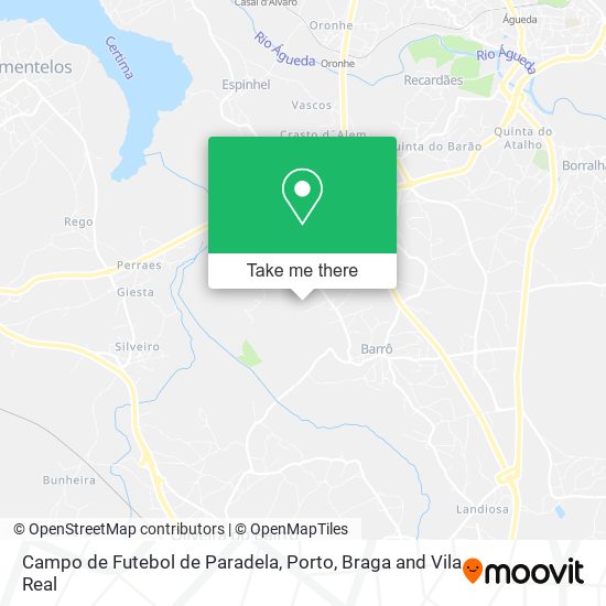 Campo de Futebol de Paradela map
