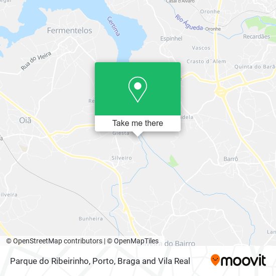 Parque do Ribeirinho mapa