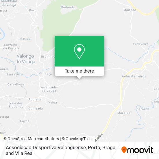 Associação Desportiva Valonguense map