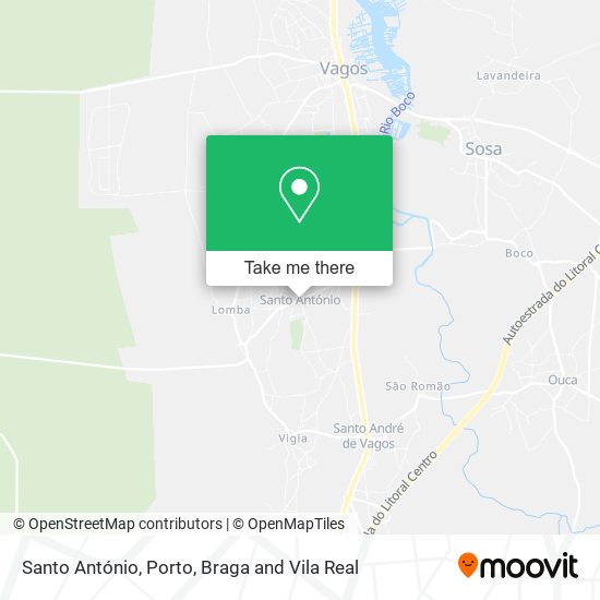 Santo António mapa