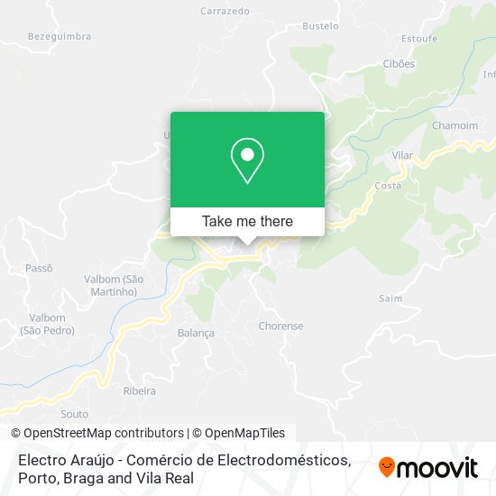 Electro Araújo - Comércio de Electrodomésticos mapa