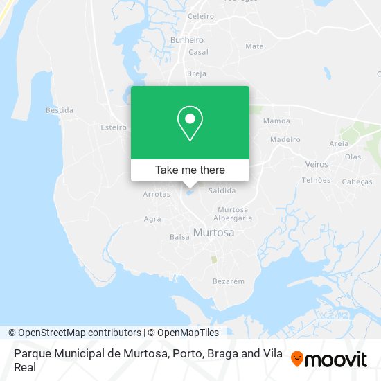 Parque Municipal de Murtosa map