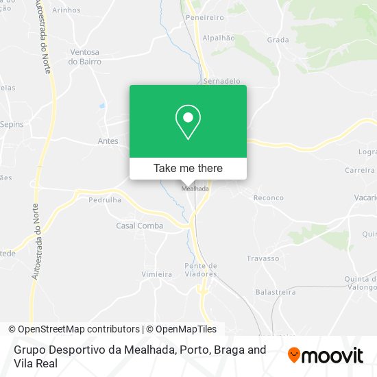 Grupo Desportivo da Mealhada map