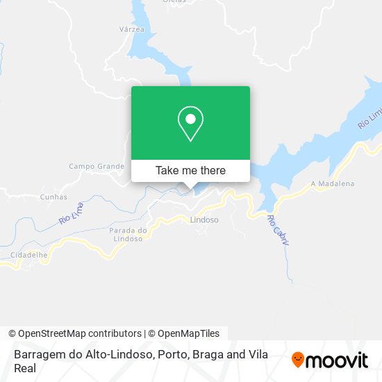 Barragem do Alto-Lindoso map