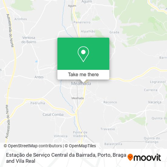 Estação de Serviço Central da Bairrada map