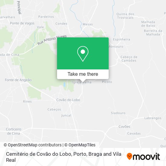 Cemitério de Covão do Lobo map