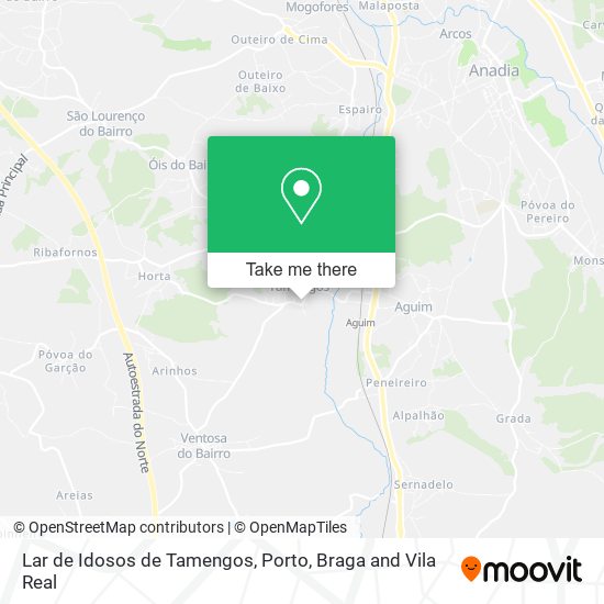 Lar de Idosos de Tamengos map