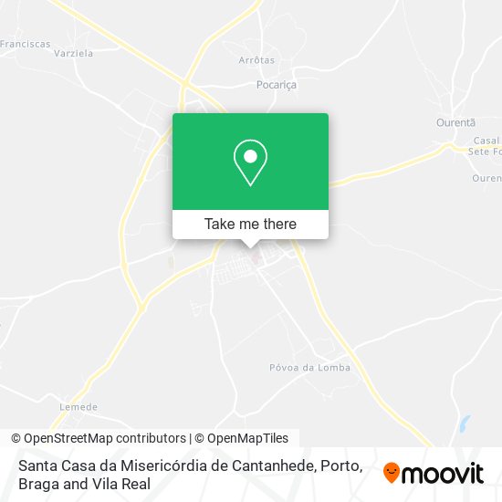 Santa Casa da Misericórdia de Cantanhede map