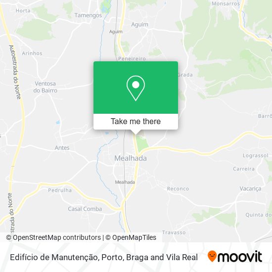 Edifício de Manutenção mapa