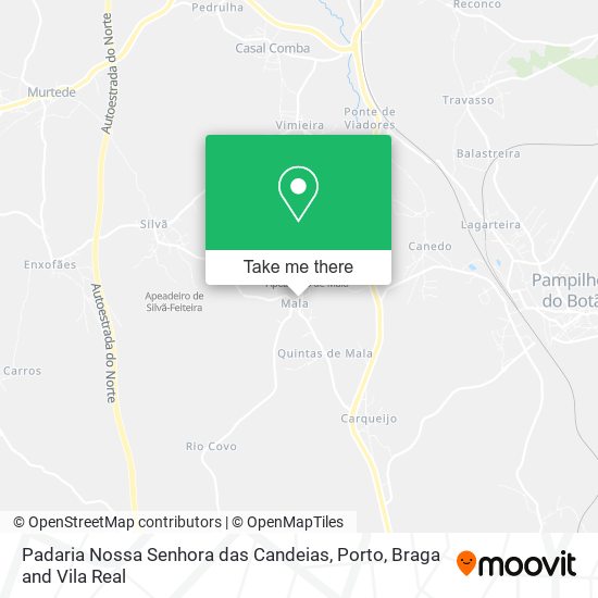 Padaria Nossa Senhora das Candeias map