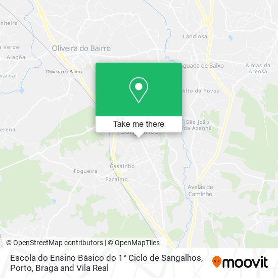 Escola do Ensino Básico do 1° Ciclo de Sangalhos map