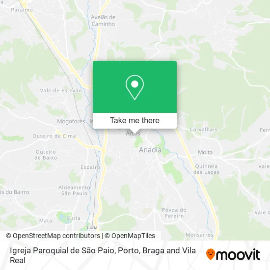 Igreja Paroquial de São Paio map