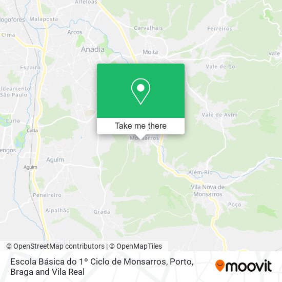 Escola Básica do 1º Ciclo de Monsarros map