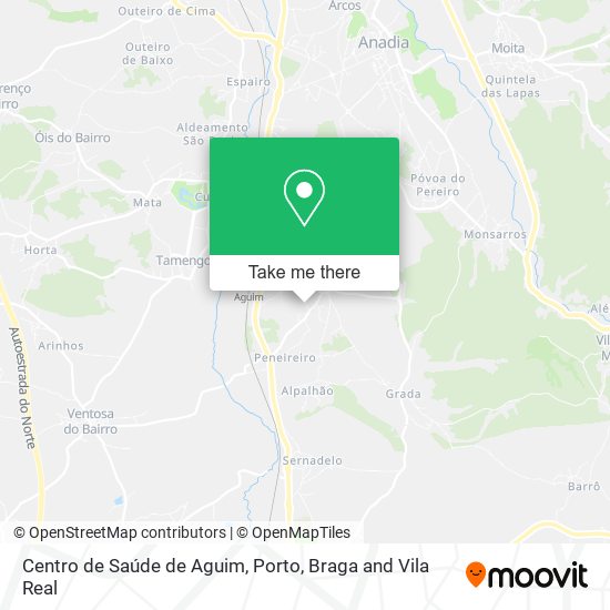 Centro de Saúde de Aguim map