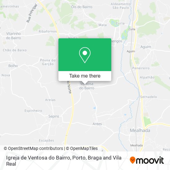 Igreja de Ventosa do Bairro map