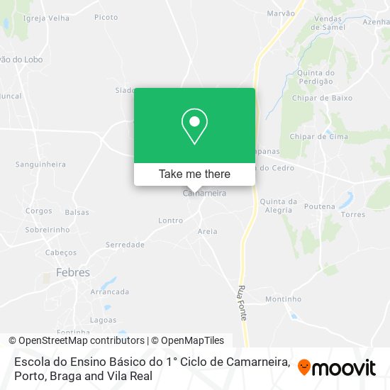 Escola do Ensino Básico do 1° Ciclo de Camarneira map