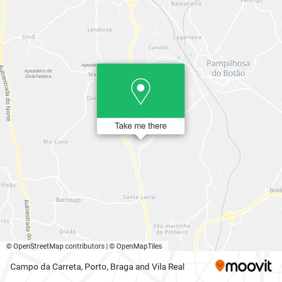 Campo da Carreta mapa