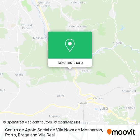 Centro de Apoio Social de Vila Nova de Monsarros map