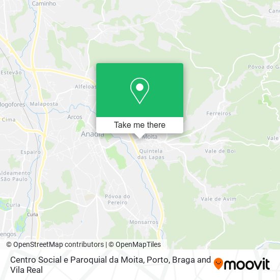 Centro Social e Paroquial da Moita map