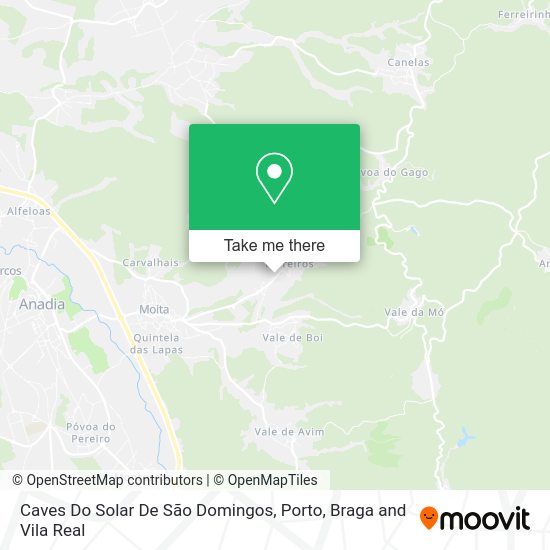 Caves Do Solar De São Domingos map