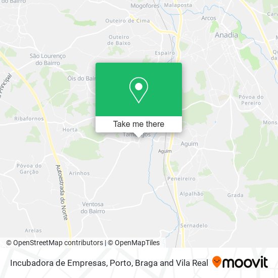 Incubadora de Empresas map