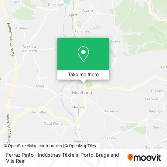 Ferraz Pinto - Indústrias Têxteis mapa